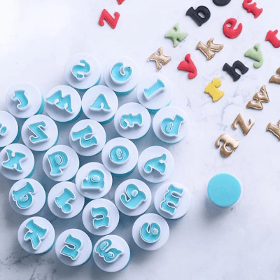 Moule à patisserie - BakingPastryDecoration™ - Alphabet Minuscule - Passion Pain maison