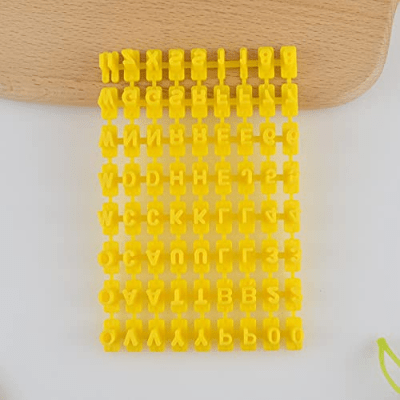 Moule à patisserie - BakingPastryDecoration™ - Nombre et Lettre - Passion Pain maison