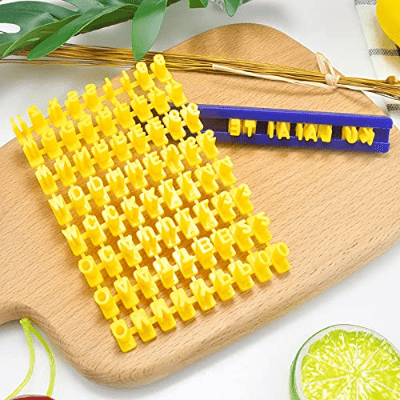 Moule à patisserie - BakingPastryDecoration™ - Nombre et Lettre - Passion Pain maison