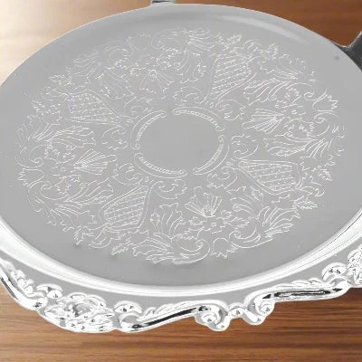 Plateau Decoratif - EleganceDish™ - Argenté - Passion Pain maison